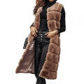 Faux Fur Sleeveless Coat- Thick, Warm, and Stylish Outerwear for Daily Wear