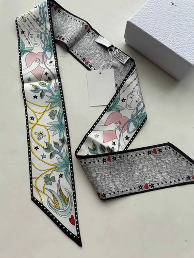 Tarot Skinny Scarf