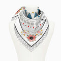 53cm LuxuryBrandNew Tarot Twill Small Square Scarf Ladies Professional Art Student Hair Accessories For Girls Bow Ties Sjaaltjes