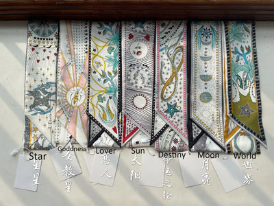 Tarot Skinny Scarf