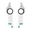 New 925 Sterling Silver Leopard Tassel Drop Earrings