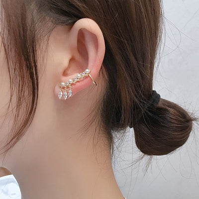 Angel Wings Rhinestone Earrings