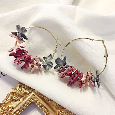 Primavera Blossom Hoop Earrings