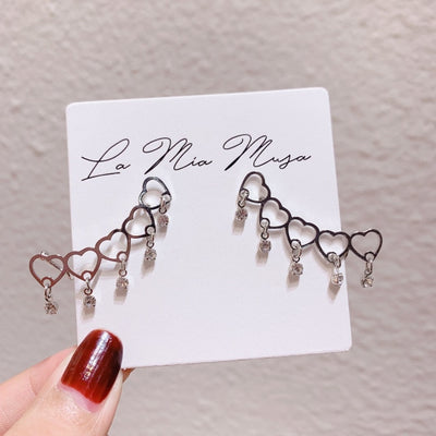 Angel Wings Rhinestone Earrings