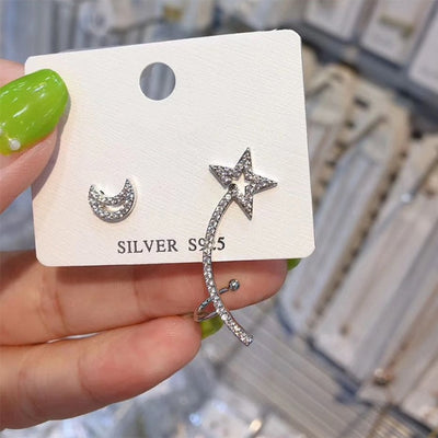 Angel Wings Rhinestone Earrings