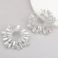 Art Deco Rhinestone Statement Earrings