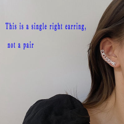 Angel Wings Rhinestone Earrings