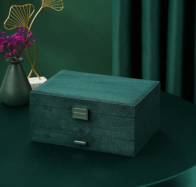Velvet  European Style Jewelry Box
