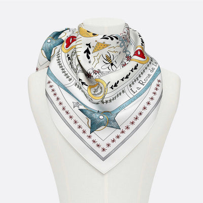 Wheel of Fortune -Tarot Silk Scarf