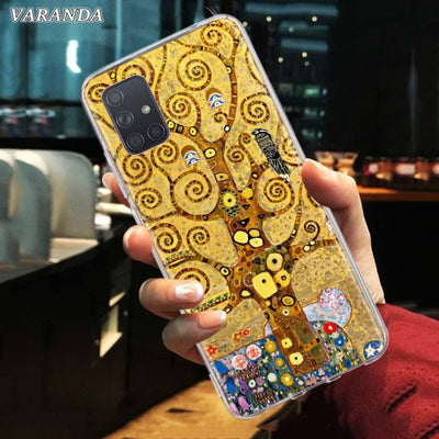 Kiss By Gustav Klimt - Silicone Case For Samsung Galaxy