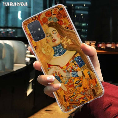 Kiss By Gustav Klimt - Silicone Case For Samsung Galaxy
