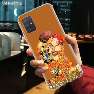 Kiss By Gustav Klimt - Silicone Case For Samsung Galaxy