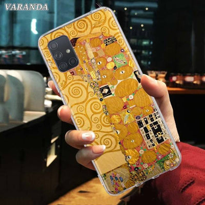 Kiss By Gustav Klimt - Silicone Case For Samsung Galaxy