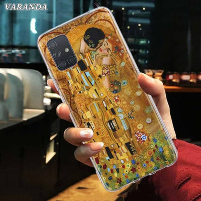 Kiss By Gustav Klimt - Silicone Case For Samsung Galaxy