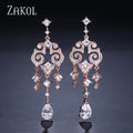 Exquisite Cubic Zircon Chandelier Earring