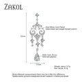 Exquisite Cubic Zircon Chandelier Earring