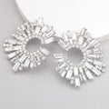 Art Deco Rhinestone Statement Earrings