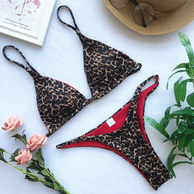 Le Rouge Leopard Bikini